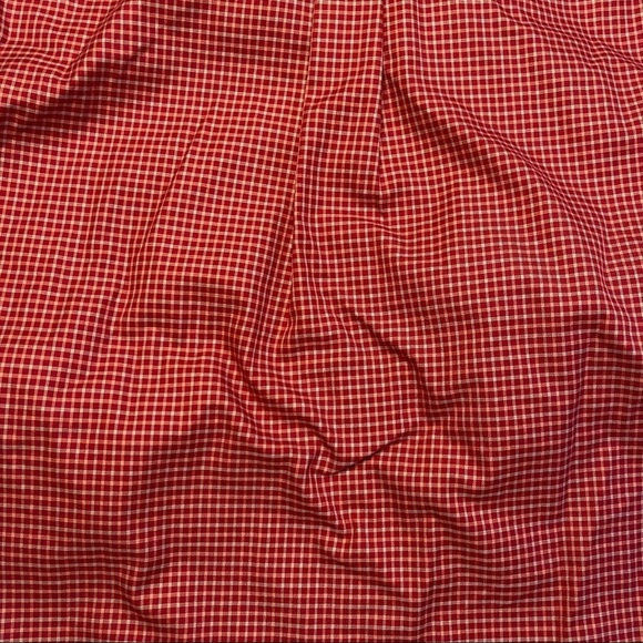 Eddie Bauer Red Plaid Casual Button Down Shirt Size M Relaxed Fit Checked L/S - Picture 9 of 11